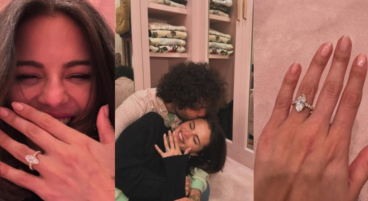 Selena Gomez e Benny Blanco fidanzati ufficialmente: l'anello da sogno, la proposta e il look (casual) della cantante