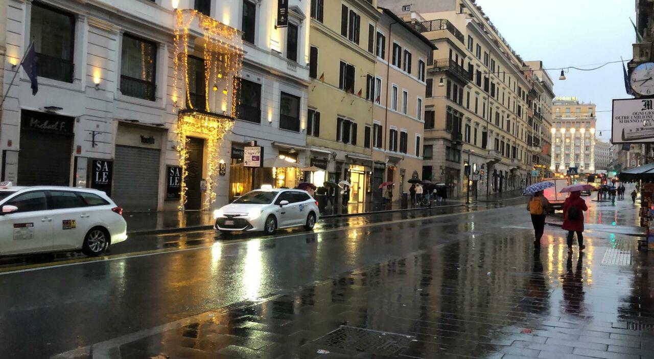 Alerta de mal tiempo en Roma: fuertes lluvias y llegada de un ciclón gélido