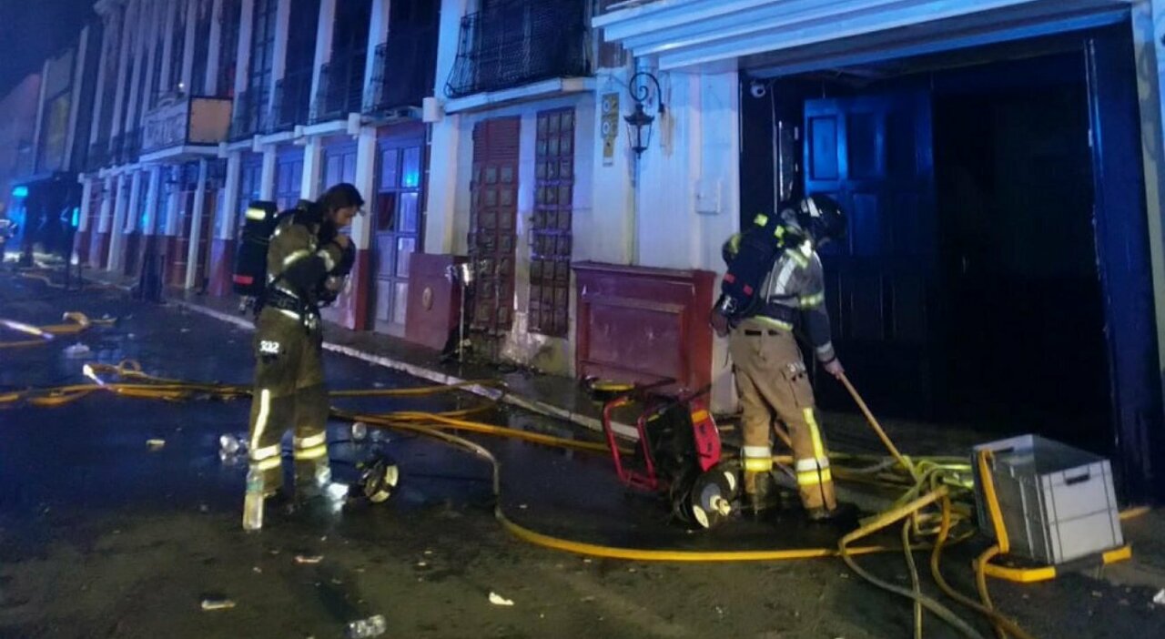 An electrical short circuit caused the fire