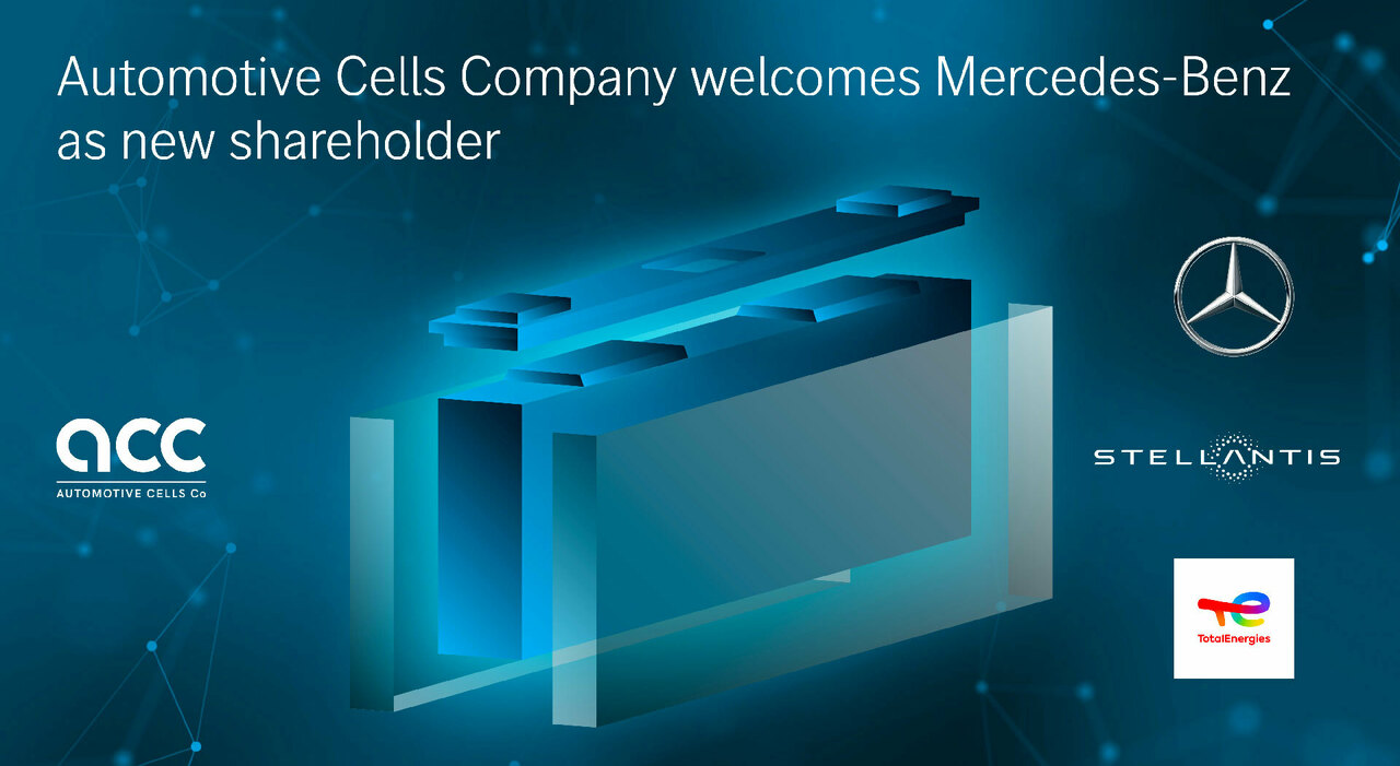 L'annuncio di benvenuto di ACC alla Mercedes come nuovo azionista