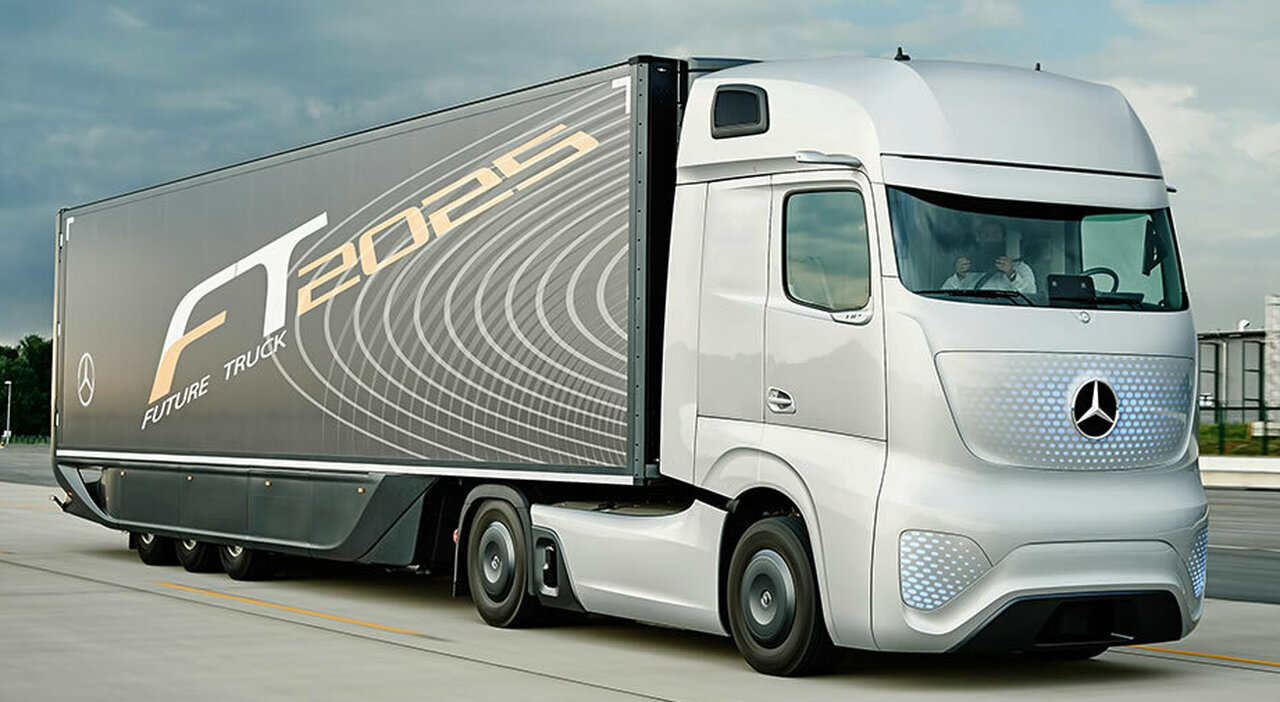 Un camion del futuro di Daimler Truck