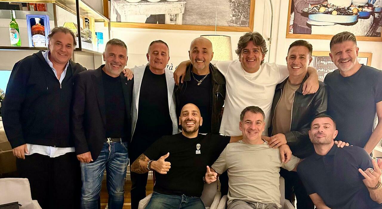 Spalletti a Napoli, cena con Cannavaro da Cicciotto a Marechiaro