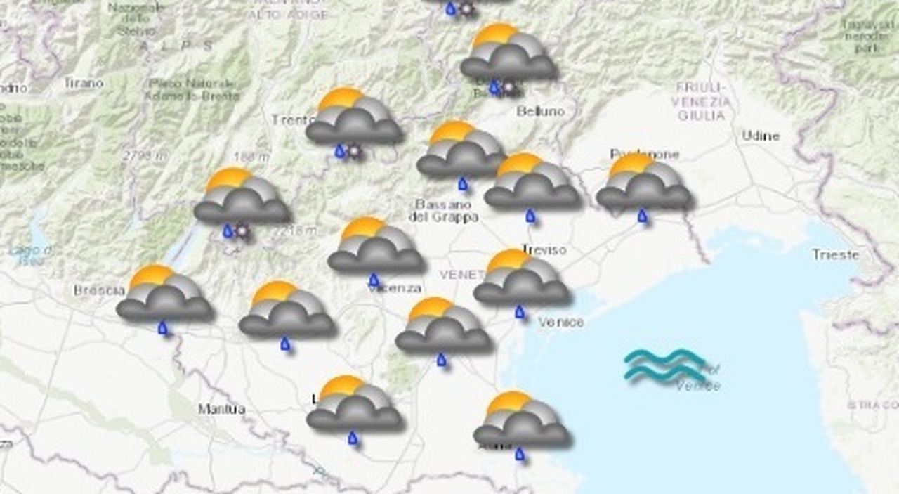 Meteo Veneto E Fvg, Previsioni 25 Aprile. Tempo Instabile, Rovesci E ...