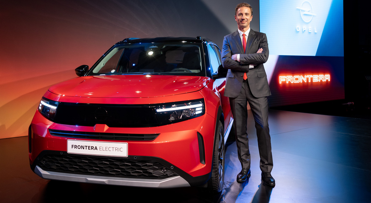 La nuova Frontera con il ceo di Opel Florian Huettel