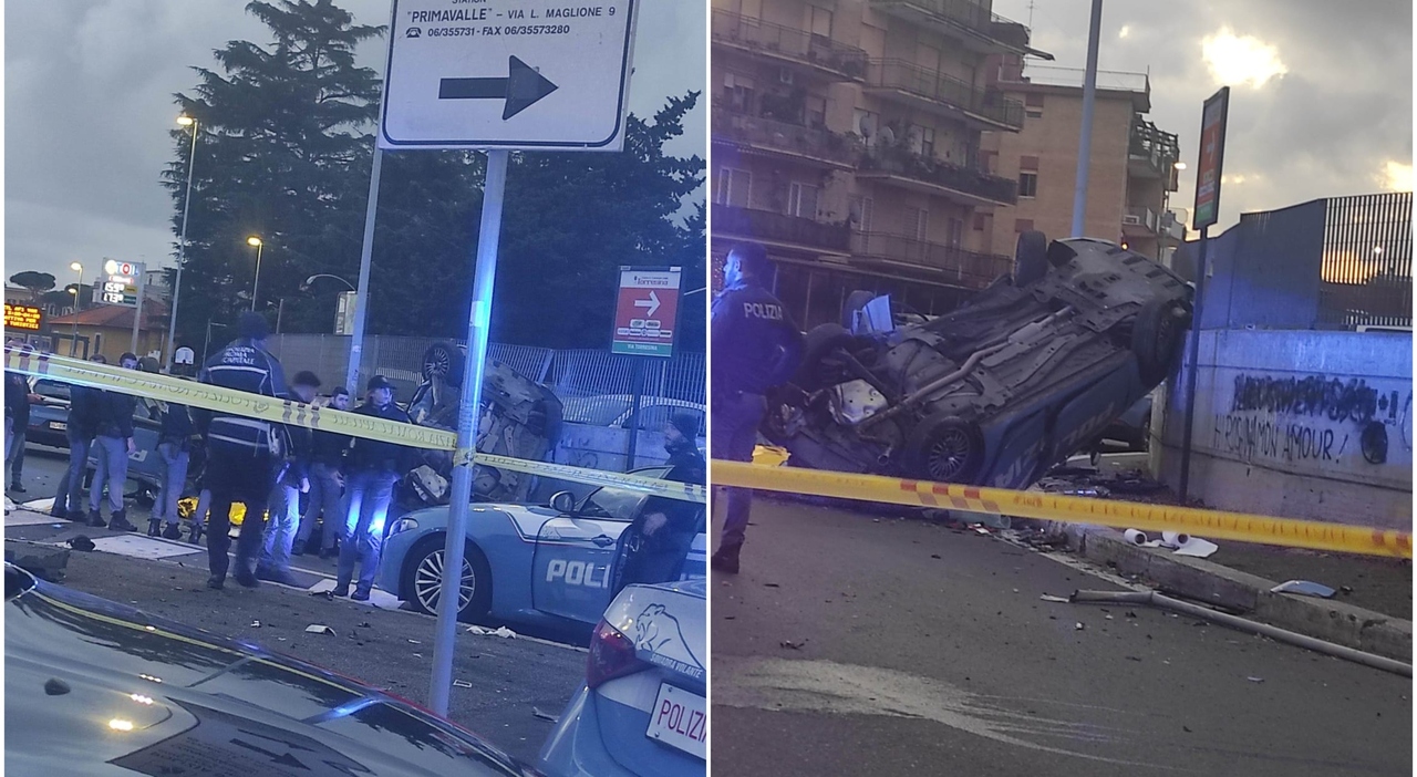 Incidente tra auto della Polizia a Roma, muore un agente di 30 anni: altri tre in gravi condizioni