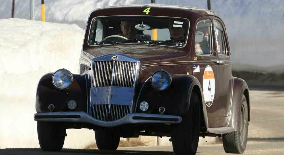 Lancia Aprilia del 1939 di Fontanella-Covelli che ha vinto la WinterRace edizione 2021