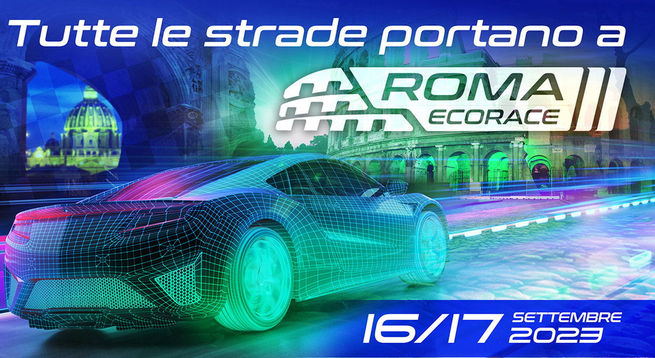 La locandina del Roma Eco Race 2023