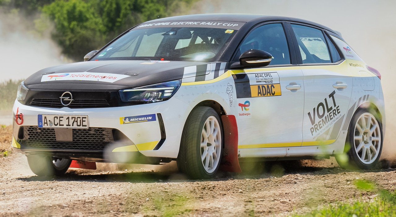 l'impegno della Opel Corsa rally electric nei rally