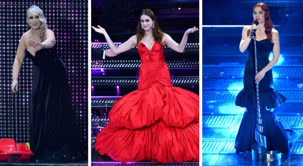 Sanremo 2025, le pagelle dei look della terza serata. Miriam Leone puntale dell