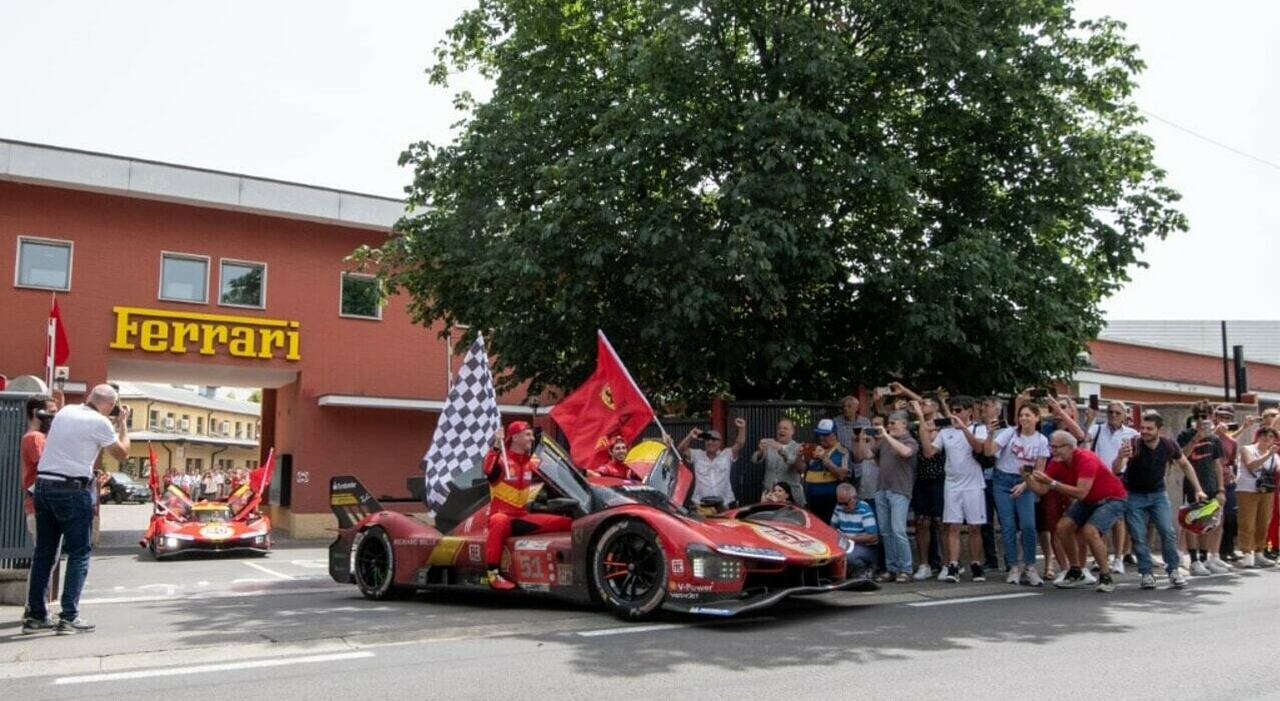 Maranello in festa per la vittoria della 499P a Le Mans