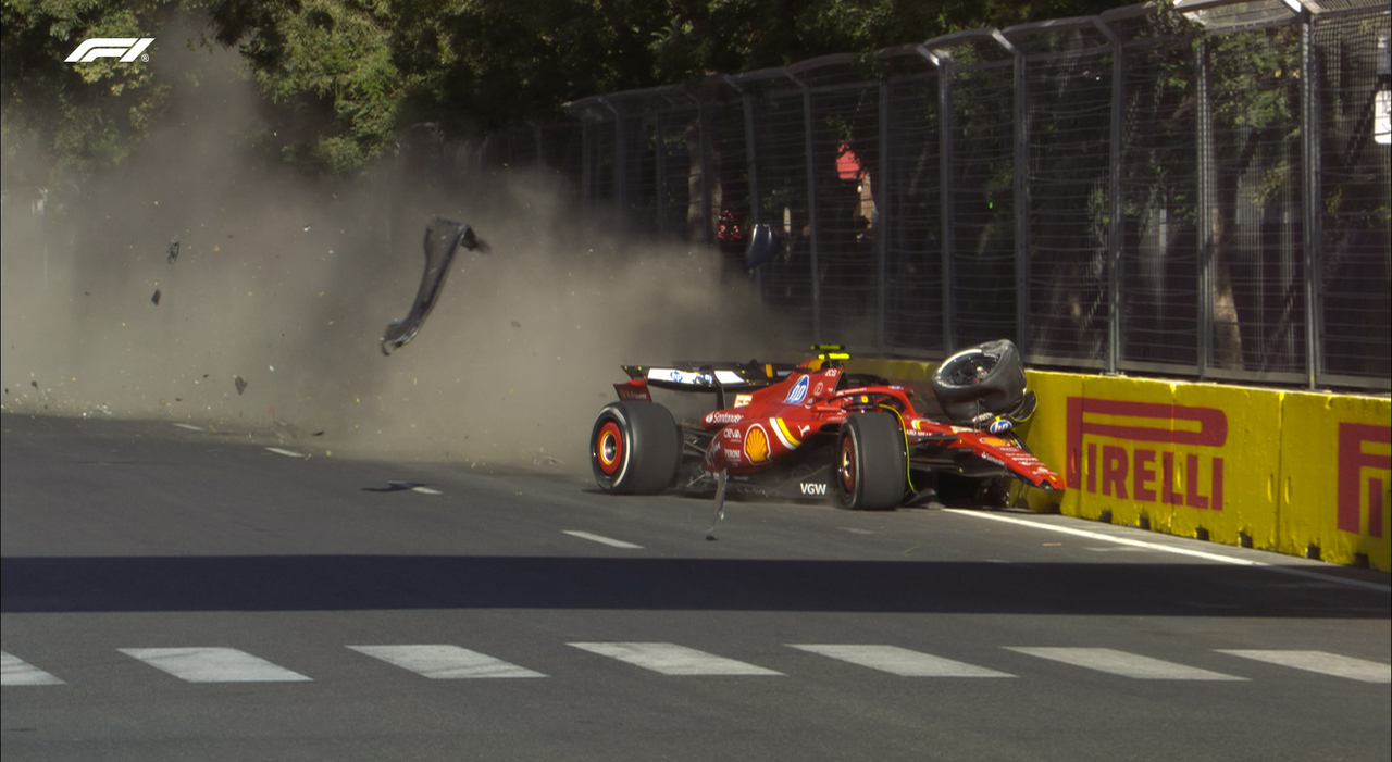 Grande vittoria di Piastri nel GP di Baku, Leclerc secondo dopo un lungo duello con la McLaren, incidente tra Perez e Sainz