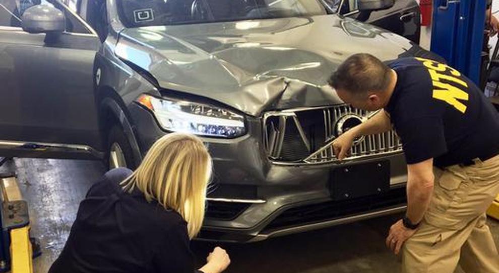I rilievi del National Transportation Safety Board sulla Volvo di Uber coinvolta nell'incidente mortale in Arizona