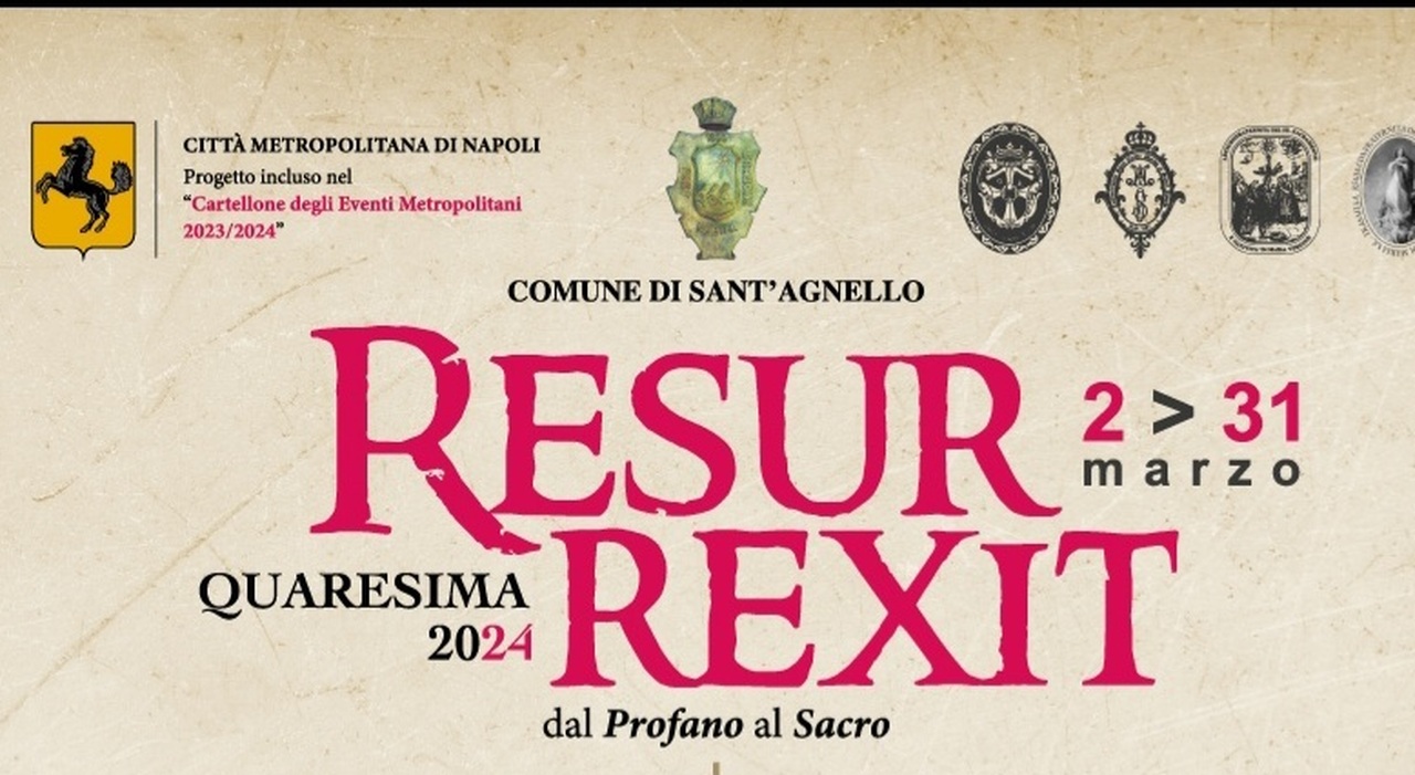 Sant'Agnello, il cartellone «Resurrexit» con la tradizione degli  incappucciati