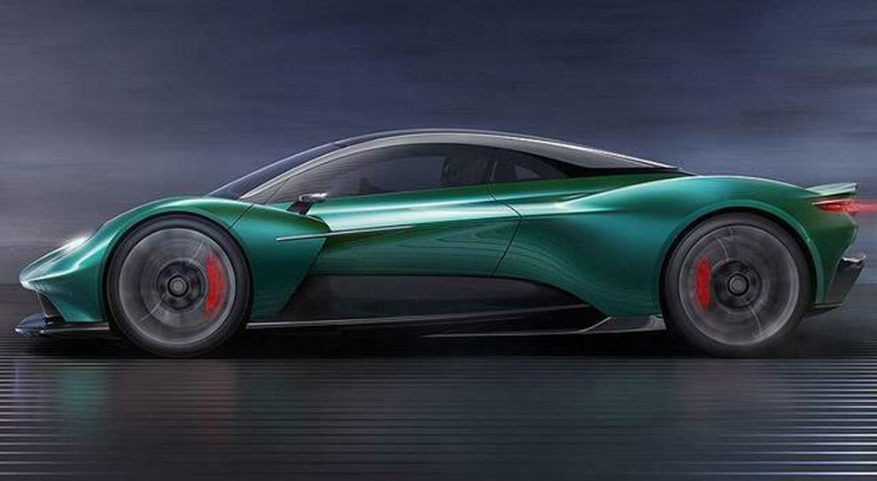 la Aston Martin Vanquish Hybrid