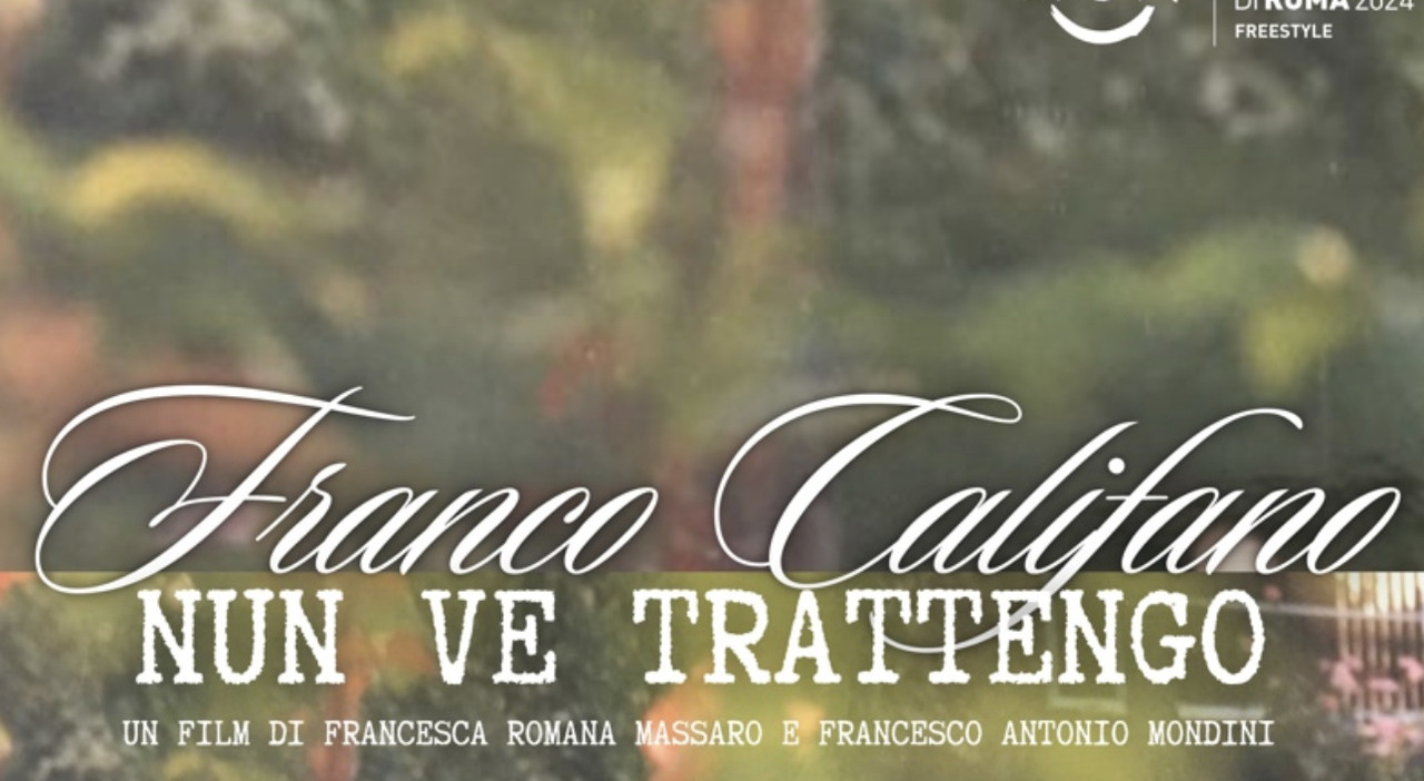 Film documentario su Franco Califano presentato al Teatro Olimpico a dieci anni dalla sua scomparsa