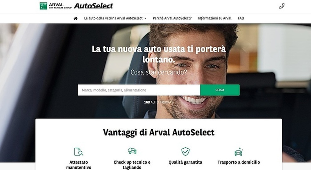 Il portale AutoSelected di Arval
