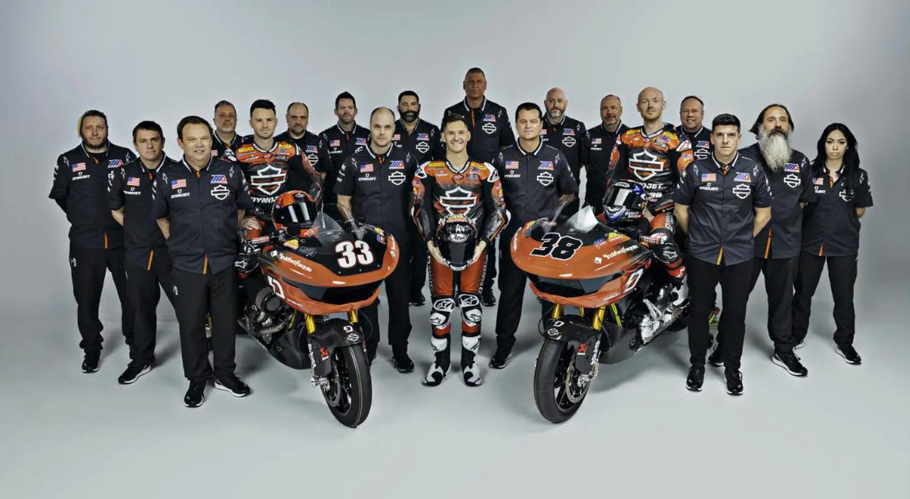 Il team Harley-Davidson per il campionato MotoAmerica Foods King of the Baggers