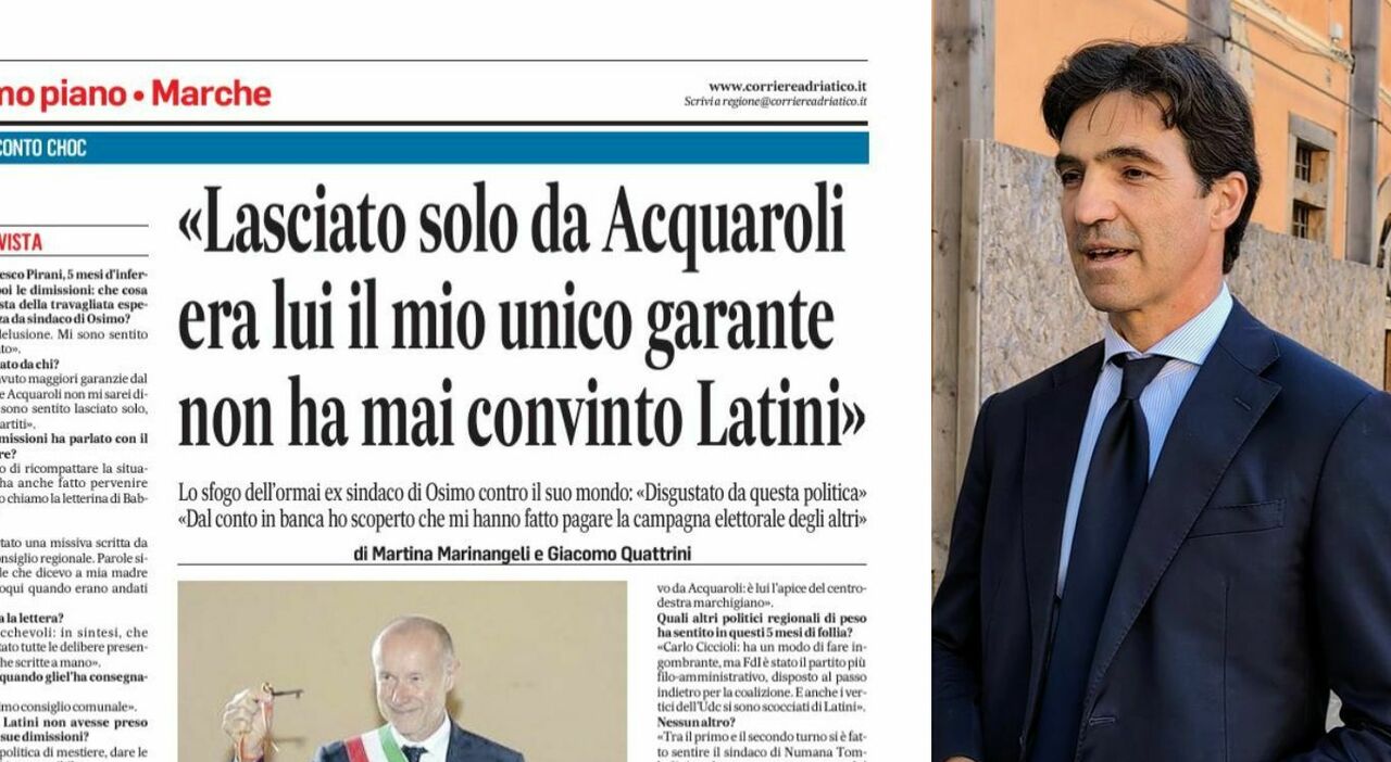 Caos Osimo, Latini messo nel mirino. Il governatore Acquaroli: «Ci saranno conseguenze»