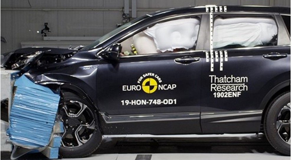 Un crash test di EuroNcap