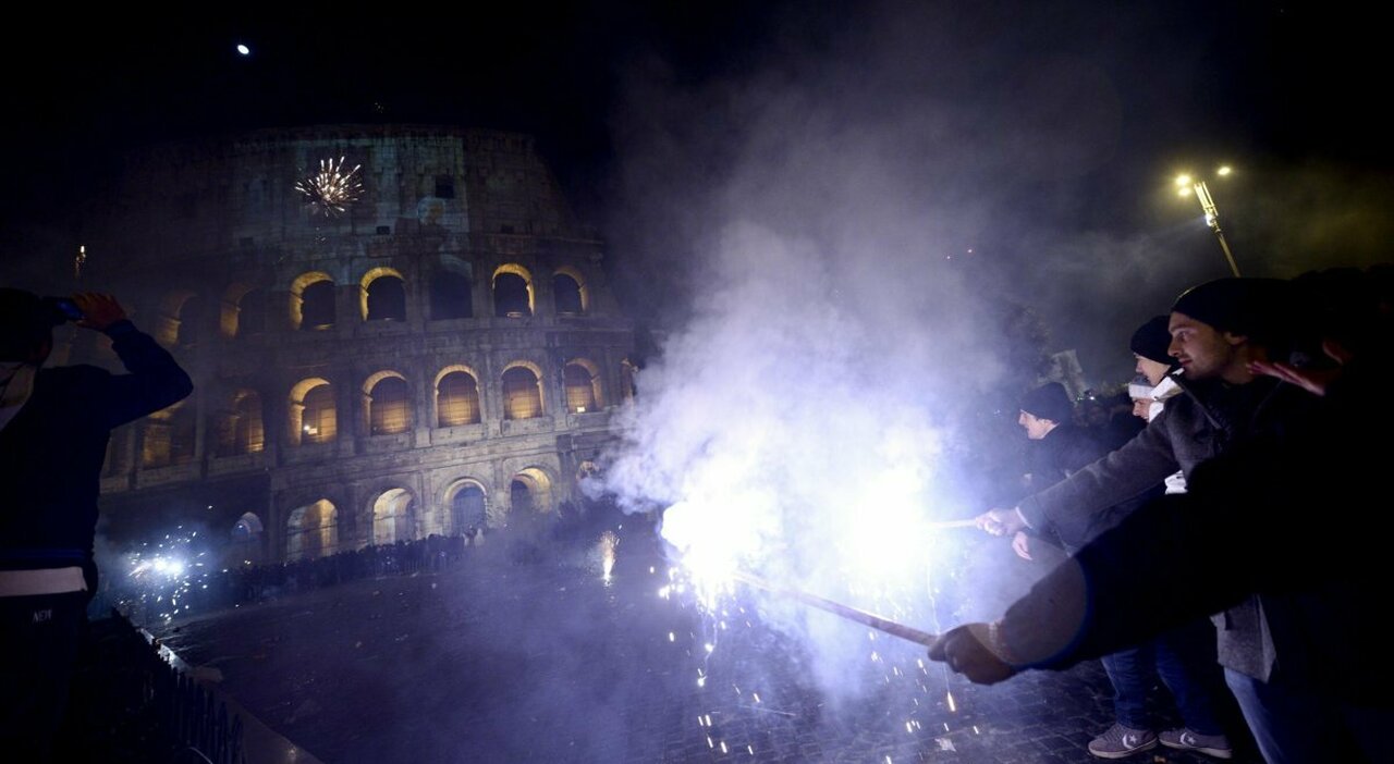 Año Nuevo en Roma: varios heridos graves por petardos