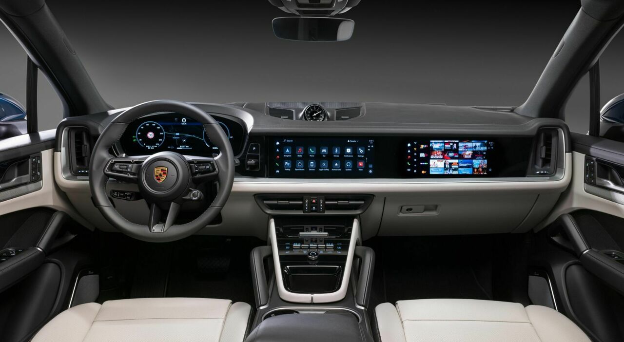 Si chiama Porsche Driver Experience il nuovo sistema di schermi digitali che avrà la nuova Cayenne
