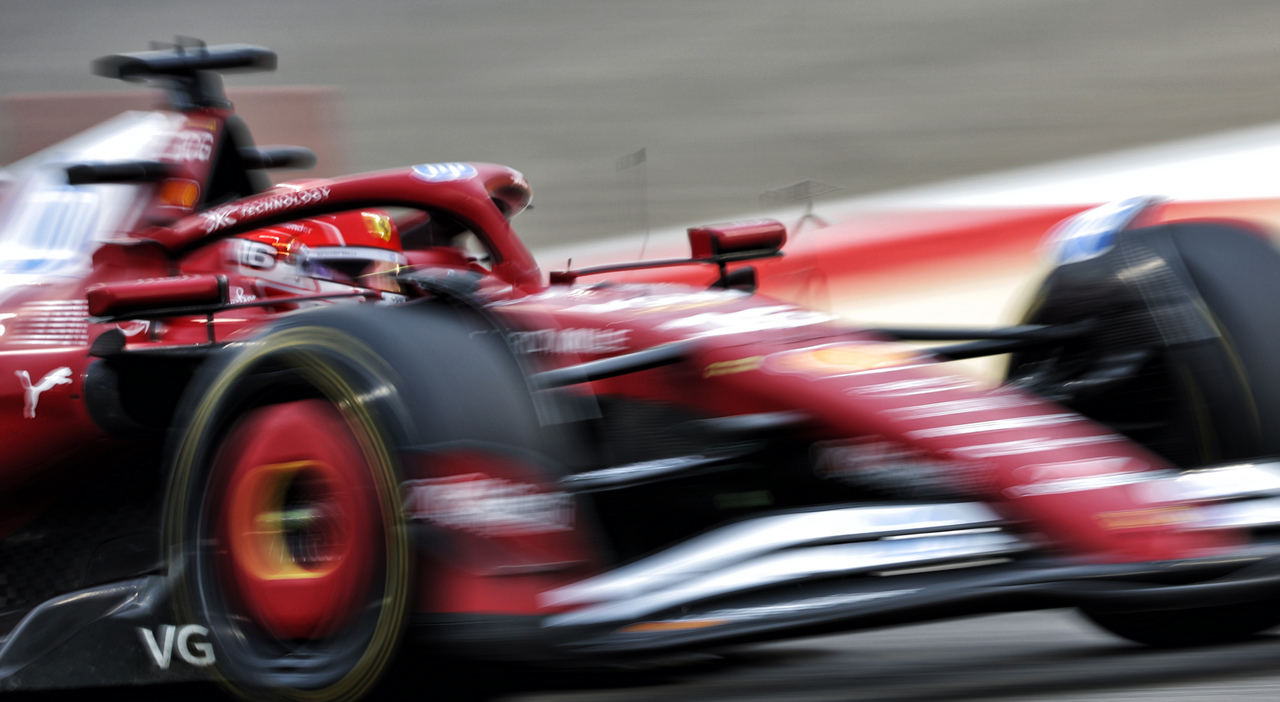 la Ferrari di Leclerc