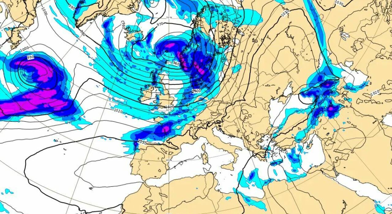 Storm Isha: Effects and Forecast for Italy