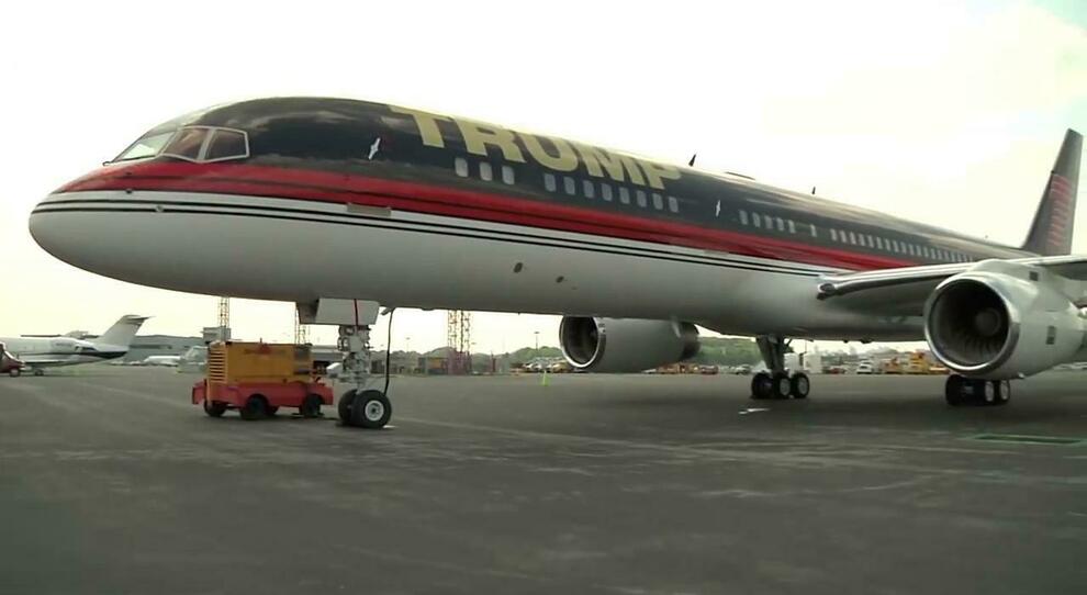 Il Boeing 757 personale di Donald Trump