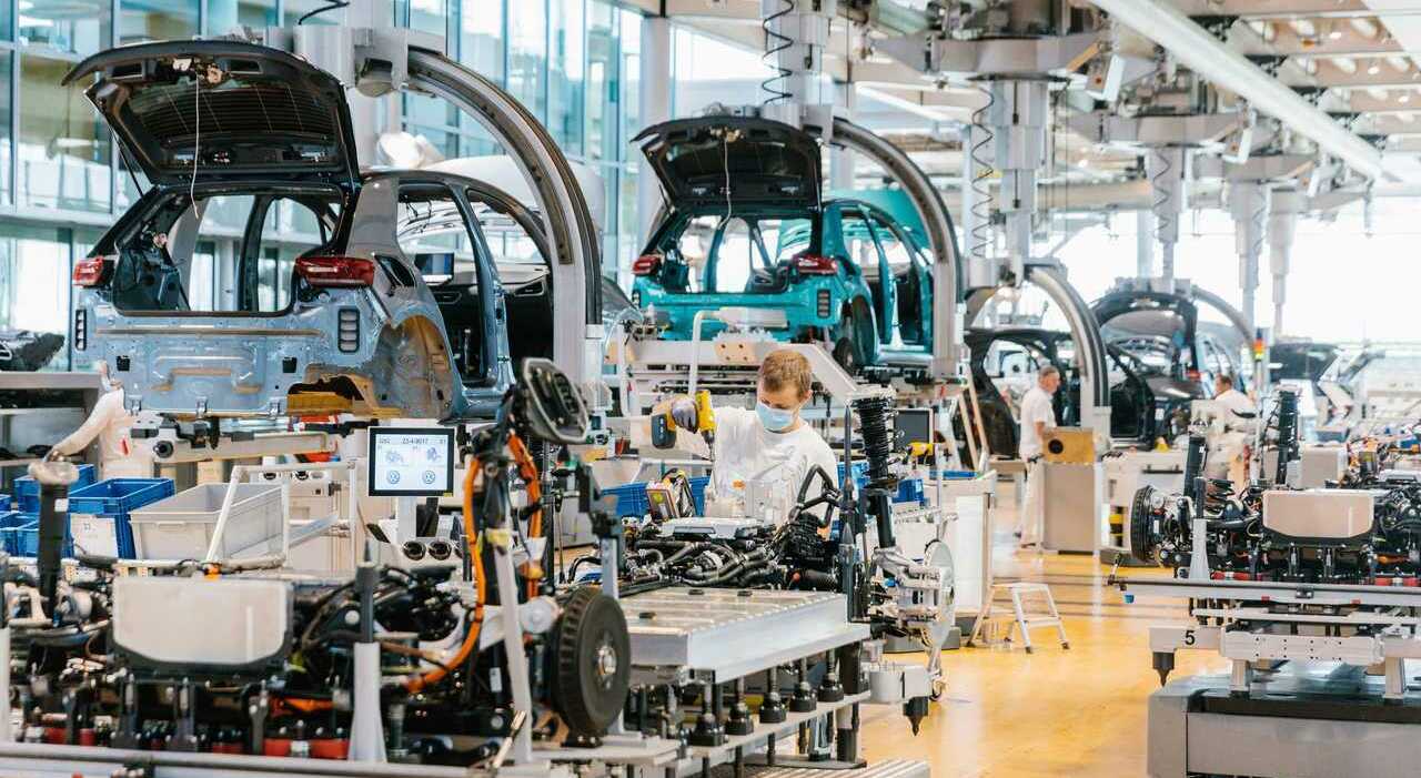 Una fabbrica europea di auto