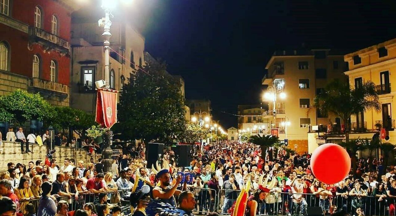 Beginning of the Carnival of Palma Campania 2025