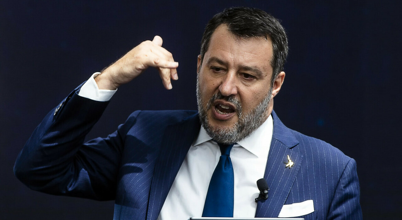 il ministro dei Trasporti e vicepresidente del consiglio Matteo Salvini