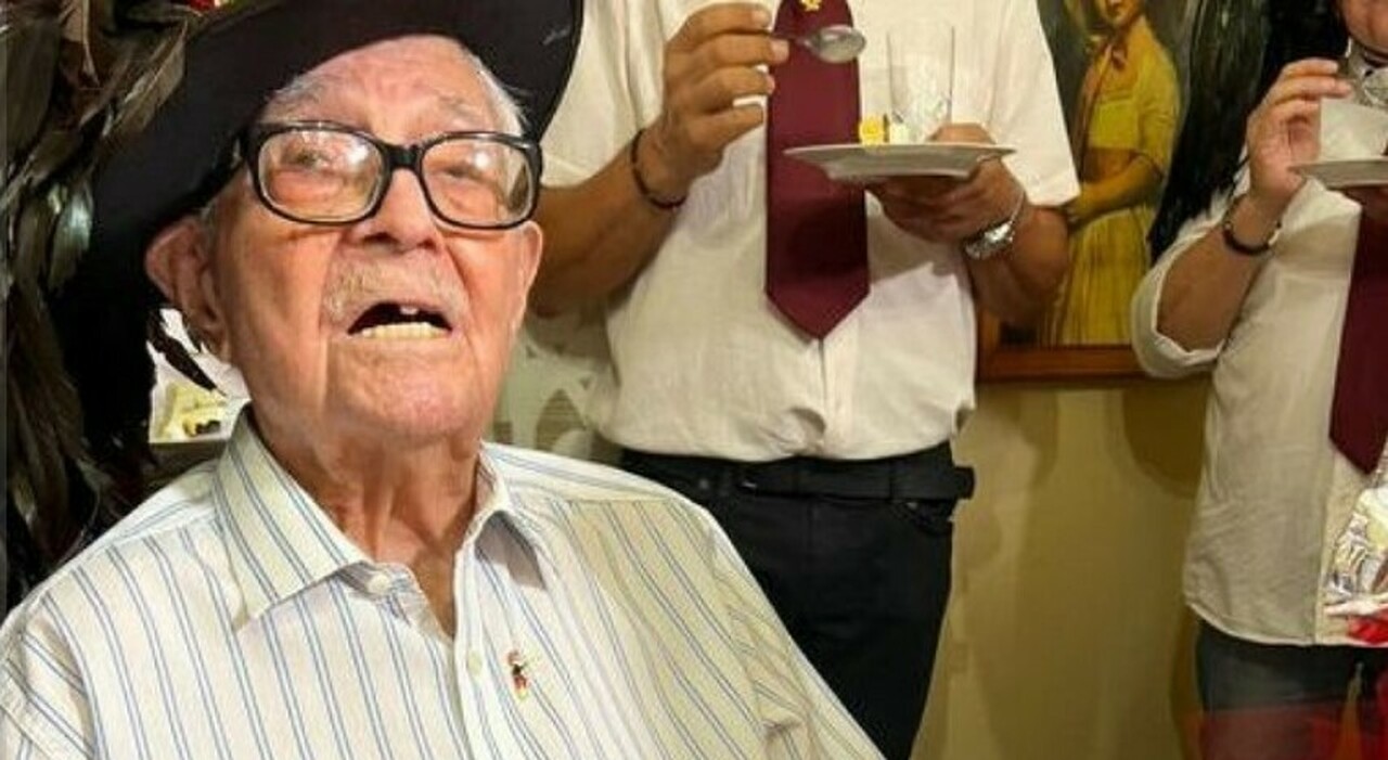 Fallece Tripoli Giannini, el hombre más longevo de Italia, a los 111 años