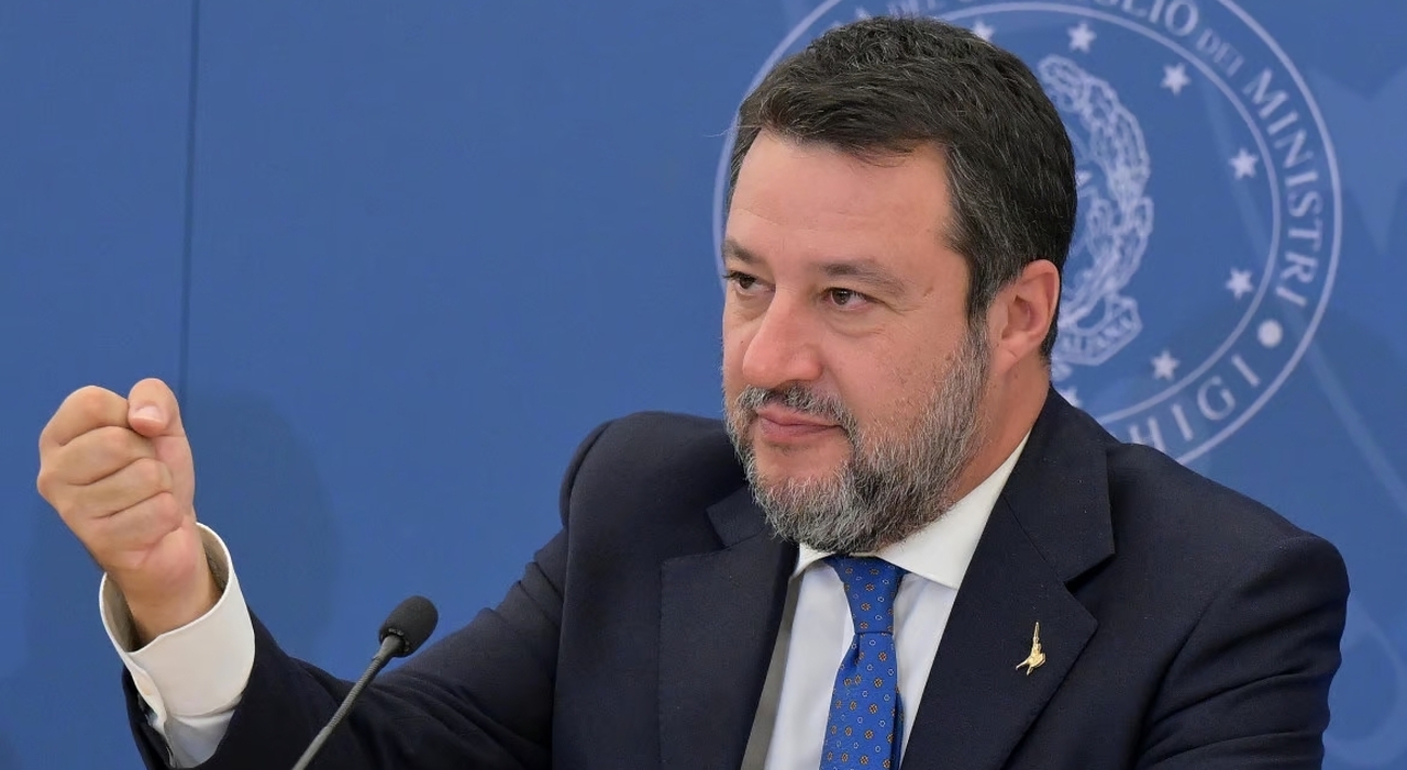 il vicepremier e ministro delle Infrastrutture, Matteo Salvini