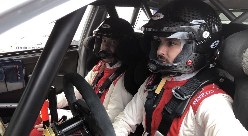 Andrea Crugnola e Pietro Ometto, campioni italiani in carica che potranno sfoggiare il tricolore sulla livrea, al debutto con la Hyundai i20 R5 di Hyundai Rally Team Italia