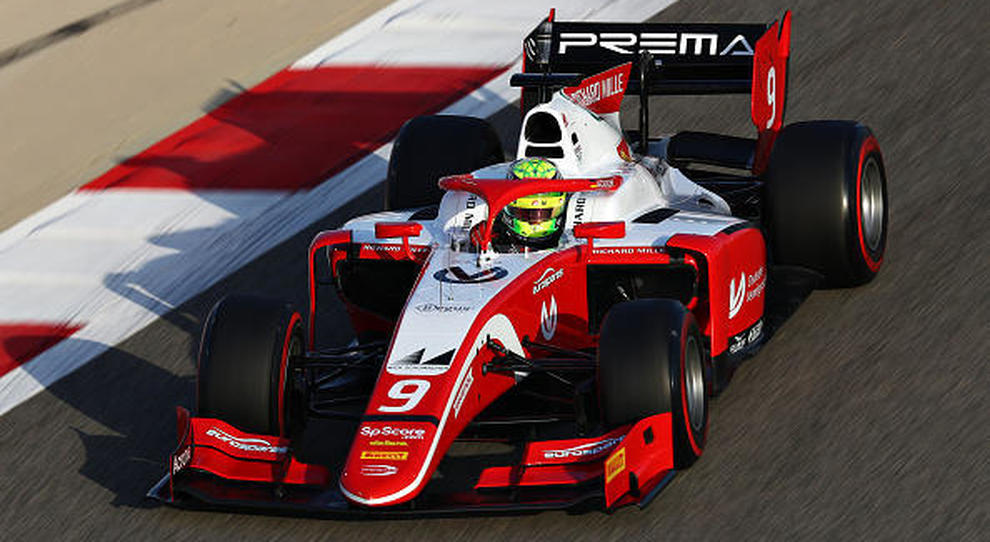Mick Schumacher al volante della Prema Racing in Formula 2