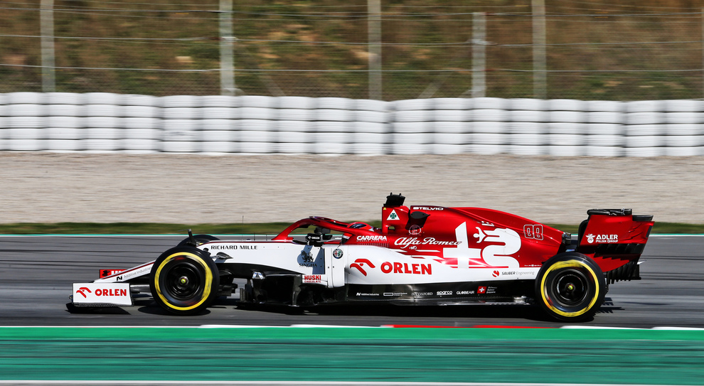 Kubica, terzo pilota Alfa Romeo, ha conquistato il miglior tempo della prima giornata di test
