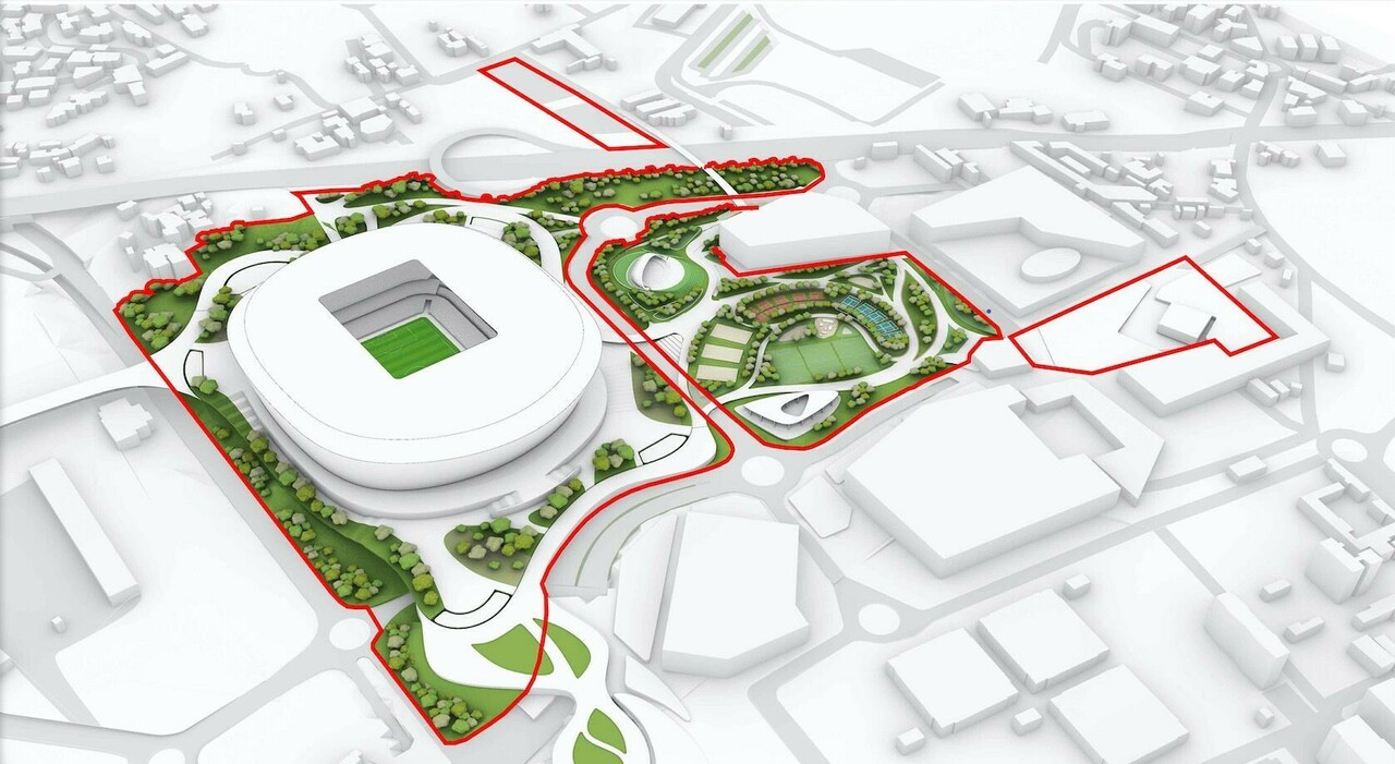 Progress on the Construction of Roma's Stadium
