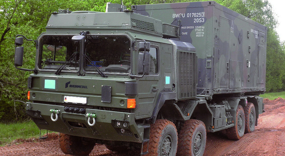 Un camion Rheinmetall - MAN dell'Esercito Tedesco