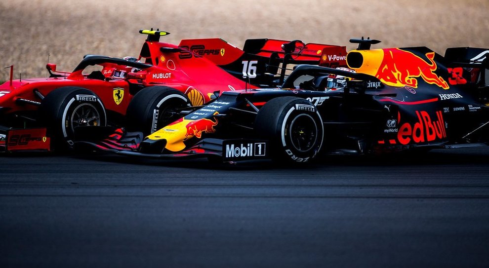 Il duello Red Bull Ferrari a Silverstone