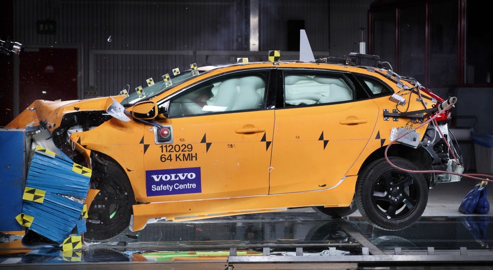 Un crash test Volvo