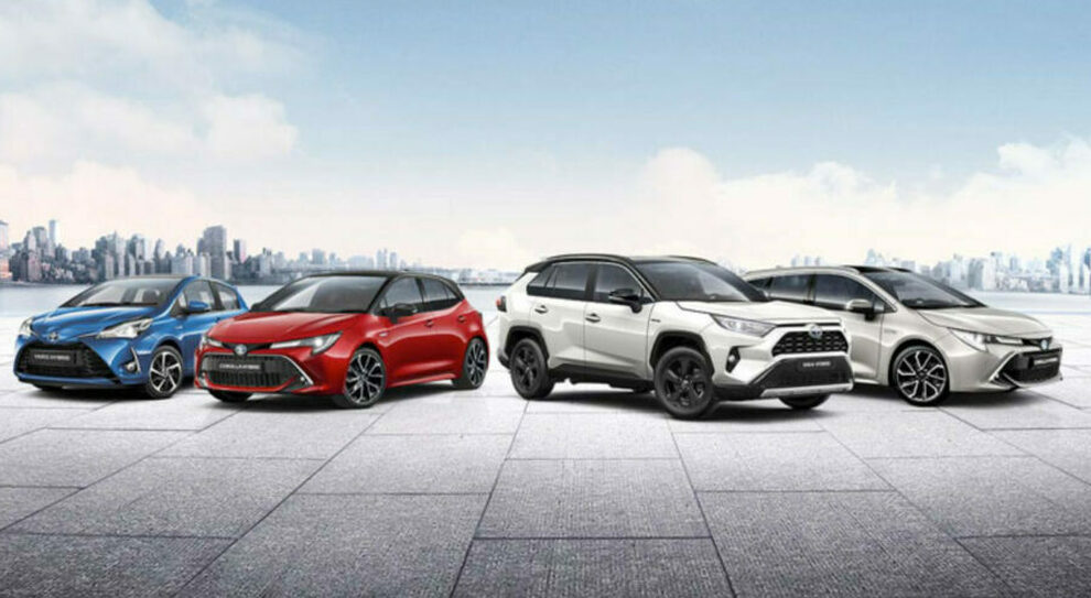 Alcuni modelli della gamma Toyota