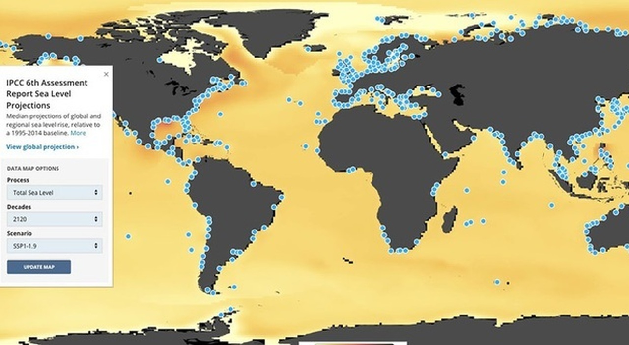 Clima, il livello del mare in Italia salirà da 30 a 80 centimetri entro il  2100: lo studio della Nasa