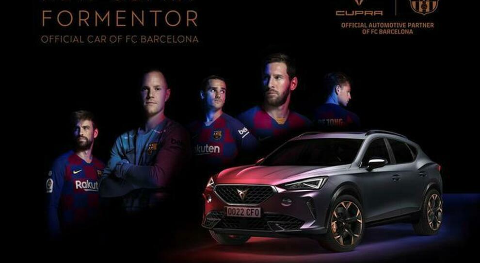 La Cupra Formentor è l'auto ufficiale del Barcellona Calcio