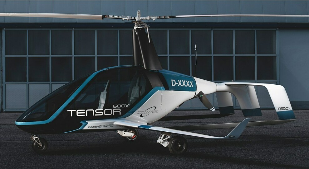 Il veicolo volante Tensor 600X di Fraundorfer Aeronautics