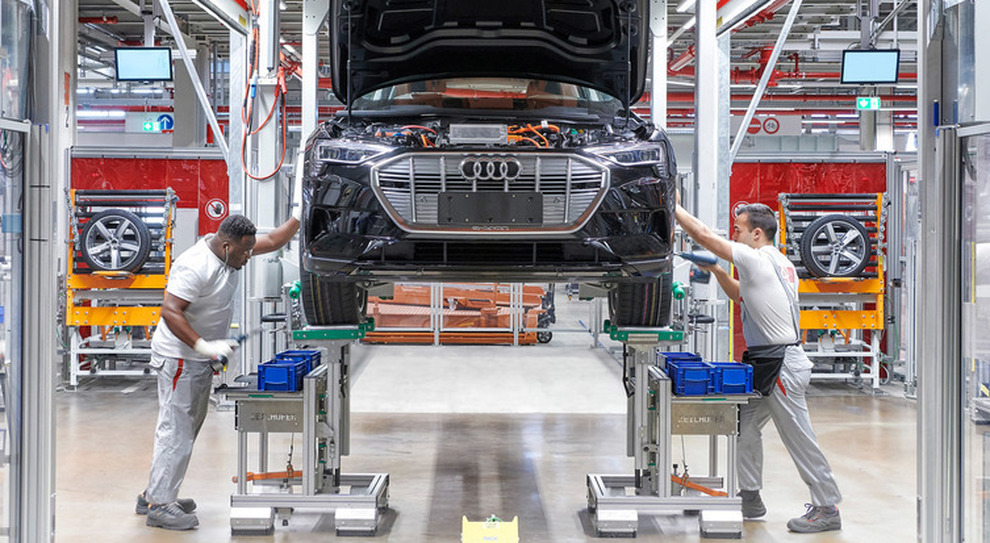 La fabbrica Audi di Bruxelles