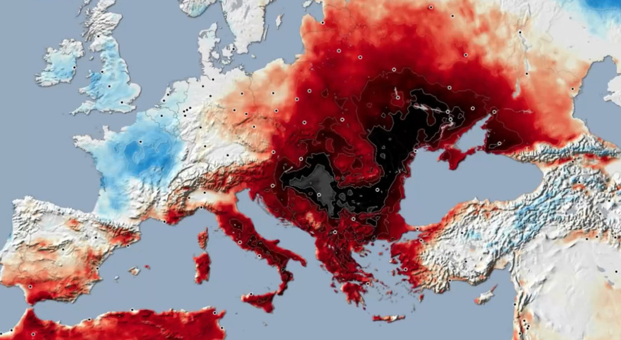 Θερμικές ανωμαλίες στην Ευρώπη, από το κρύο στη Γαλλία έως τις καυτές θερμοκρασίες στην Ιταλία και την Ελλάδα