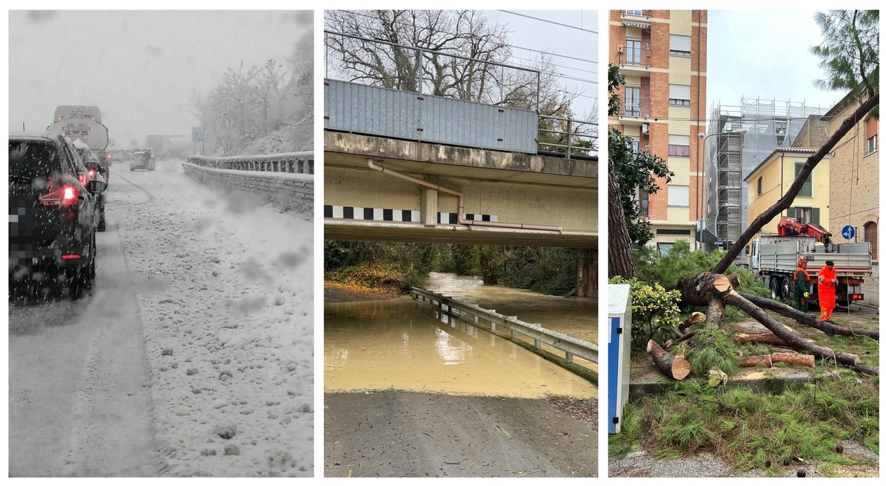 Via col vento, freddo e neve. Dopo un 2024 di caldo anomalo nelle Marche arriva il Natale di una volta. Le previsioni (con allerta prorogata)