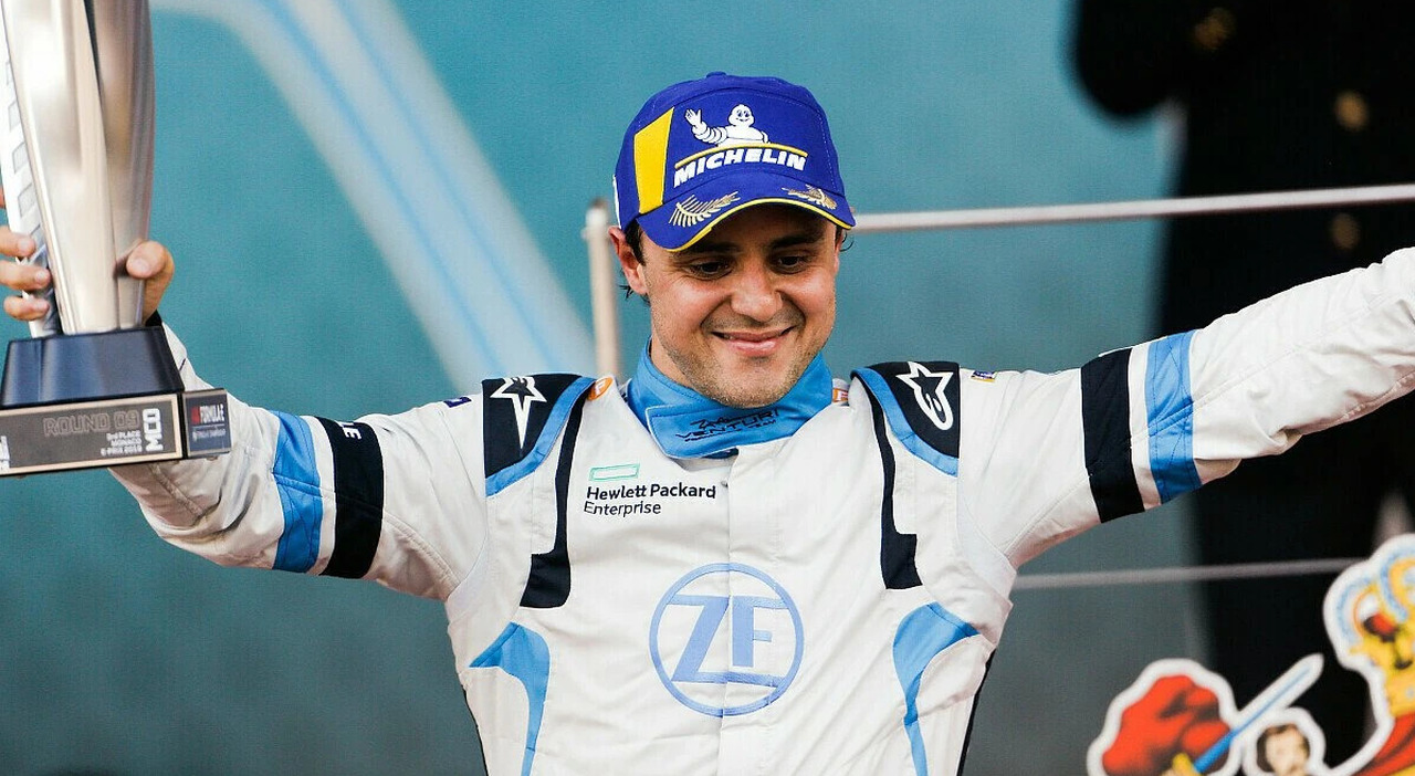 Felipe Massa quando correva in Formula E