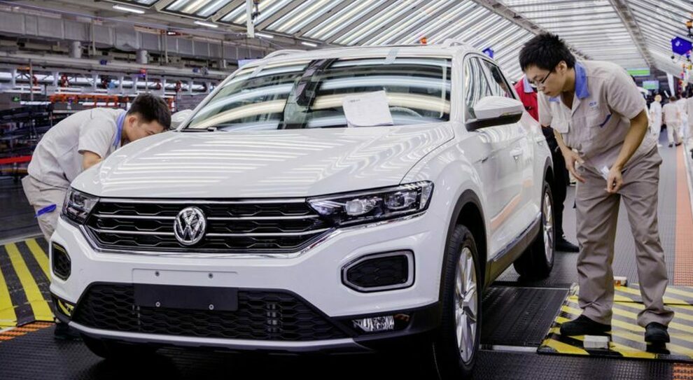 Una fabbrica cinese di Volkswagen