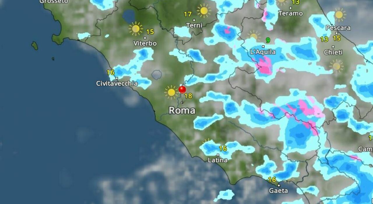 Maltempo, Bomba D'acqua A Roma: Dove, Quando E Quanto. Le Previsioni ...